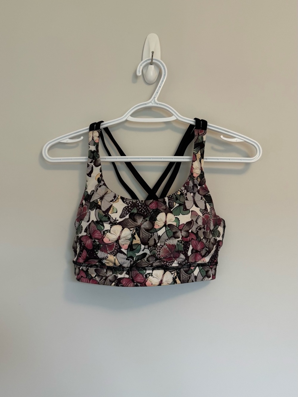 Lululemon Energy Bra
So Fly Butterfly Angel Wing Multi
